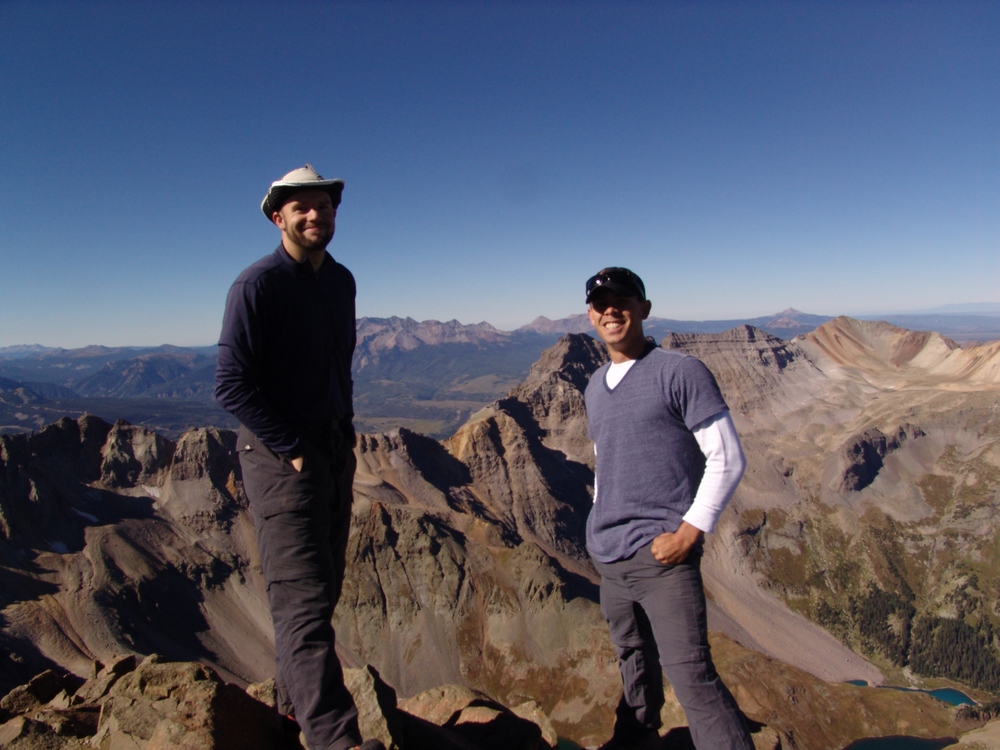 Matt and Arron on Sneffels summit